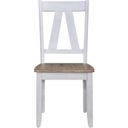 The appearance of Lindsey Farm Splat Back Side Chair Rta Set Of 2 designed by Liberty in the country / farmhouse interior design. This white piece of furniture was selected by 1StopBedrooms from Lindsey Farm Collection to add a touch of cosiness and style into your home. Sku: 62WH-C2500S. Material: Rubberwood.