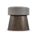The appearance of Linea Cerused Charcoal Round Bench designed by Bernhardt in the modern / contemporary interior design. This cerused charcoal piece of furniture  was selected by 1StopBedrooms from Linea Collection to add a touch of cosiness and style into your home. Sku: 384507B. Material: Fabric.