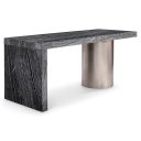 The appearance of Linea Desk designed by Bernhardt in the modern / contemporary interior design. This black forest marble/textured graphite metal piece of furniture was selected by 1StopBedrooms from Linea Collection to add a touch of cosiness and style into your home. Sku: 384510;384510S. Material: Aluminum.