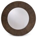 The appearance of Linea Round Mirror designed by Bernhardt in the modern / contemporary interior design. This cerused charcoal piece of furniture  was selected by 1StopBedrooms from Linea Collection to add a touch of cosiness and style into your home. Sku: 384333B. Material: Wood.