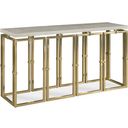 The appearance of Links Console Table In Antique Brass designed by Century Furniture in the modern / contemporary interior design. This antique brass piece of furniture was selected by 1StopBedrooms from Grand Tour Furniture Collection to add a touch of cosiness and style into your home. Sku: SF5988. Material: Stone.