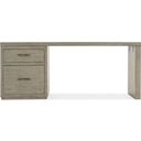 The appearance of Linville Falls 72 Inch Desk With One File designed by Hooker in the transitional interior design. This medium wood piece of furniture was selected by 1StopBedrooms from Linville Falls Collection to add a touch of cosiness and style into your home. Sku: 6150-10061-85;6150-10072-85;6150-10416-85. Material: Oak Veneer.