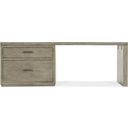 The appearance of Linville Falls 84 Inch Desk With Lateral File designed by Hooker in the transitional interior design. This medium wood piece of furniture was selected by 1StopBedrooms from Linville Falls Collection to add a touch of cosiness and style into your home. Sku: 6150-10061-85;6150-10084-85;6150-10466-85. Material: Oak Veneer.