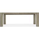 The appearance of Linville Falls North Fork Rectangle Dining Table With 1-24 Inch Leaf designed by Hooker in the transitional interior design. This medium wood piece of furniture was selected by 1StopBedrooms from Linville Falls Collection to add a touch of cosiness and style into your home. Sku: 6150-75200-85. Table Top Shape: Rectangular. Size: 42" x 82". Material: Oak Veneer.