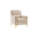 Lisa Chair In Ivory and Gold