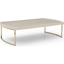 The appearance of Lisbon Cocktail Table In Silken Matte Cream designed by Michael Amini in the transitional interior design. This silken matte cream piece of furniture was selected by 1StopBedrooms from Lisbon Collection to add a touch of cosiness and style into your home. Sku: LFR-LSBN201-140. Material: MDF.