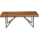 The appearance of Live Edge Coffee/Cocktail Table In Light Walnut designed by Alpine in the industrial interior design. This light walnut piece of furniture  was selected by 1StopBedrooms from Live Edge Collection to add a touch of cosiness and style into your home. Sku: 1968-61. Material: Acacia Wood.