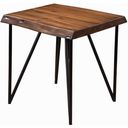 The appearance of Live Edge End/Lamp Table In Light Walnut designed by Alpine in the industrial interior design. This light walnut piece of furniture  was selected by 1StopBedrooms from Live Edge Collection to add a touch of cosiness and style into your home. Sku: 1968-62. Material: Acacia Wood.