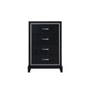Livingston 4 Drawer Chest In Black