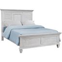 The appearance of Franco Queen Panel Bed Antique White designed by Coaster in the country / farmhouse interior design. This distressed white piece of furniture was selected by 1StopBedrooms from Franco Collection to add a touch of cosiness and style into your home. Sku: 205331QB1;205331QB2;205331QB3. Bed Type: Panel Bed. Material: Wood. Bed Size: Queen.