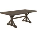 The appearance of Lloyd Rectangular Dining Table In Brown designed by Crown Mark in the rustic / southwestern interior design. This brown piece of furniture was selected by 1StopBedrooms from Lloyd Collection to add a touch of cosiness and style into your home. Sku: 2137T-4079. Material: Wood. Table Top Shape: Rectangular. Size: 39" x 79".