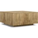 Lockhart Solid Mango Wood Square Coffee Table In Natural