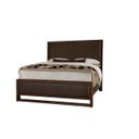 Lodge and Loft Queen Upholstered Bed In Sedona Brown and Dark Oak