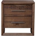 The appearance of Lofton Nightstand designed by Steve Silver in the transitional interior design. This mocha piece of furniture  was selected by 1StopBedrooms from Lofton Collection to add a touch of cosiness and style into your home. Sku: LF900NS. Material: MDF.