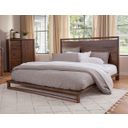 The appearance of Lofton Queen Platform Bed designed by Steve Silver in the transitional interior design. This mocha piece of furniture  was selected by 1StopBedrooms from Lofton Collection to add a touch of cosiness and style into your home. Sku: LF900QFB;LF900QHB;LF900QKSR. Bed Type: Platform Bed. Bed Size: Queen. Material: MDF.