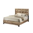 The appearance of Logan MDF Solid Wood Queen Panel Bed in Weathered Brown Pine designed by Best Quality Furniture in the country / farmhouse interior design. This weathered brown pine piece of furniture was selected by 1StopBedrooms from Logan Collection to add a touch of cosiness and style into your home. Sku: B850-Q-HFB;B850-Q-SR. Bed Type: Panel Bed. Bed Size: Queen. Material: MDF.