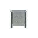 Logan Nightstand In Silver