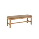 The appearance of Logan's Edge Beckless Bench In Natural designed by ECI in the modern / contemporary interior design. This natural piece of furniture was selected by 1StopBedrooms from Logan's Edge Collection to add a touch of cosiness and style into your home. Sku: 1457-55-BN. Material: Hardwood.