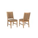 The appearance of Logan's Edge High Back Side Chair In Natural - Set of 2 designed by ECI in the modern / contemporary interior design. This natural piece of furniture was selected by 1StopBedrooms from Logan's Edge Collection to add a touch of cosiness and style into your home. Sku: 1457-55-S1. Material: Hardwood.