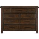 The appearance of Logandale Dresser In Brown designed by Homelegance in the rustic / southwestern interior design. This brown piece of furniture  was selected by 1StopBedrooms from Logandale Collection to add a touch of cosiness and style into your home. Sku: 1559-5. Material: Wood.