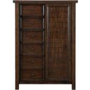 The appearance of Logandale Wardrobe In Brown designed by Homelegance in the transitional interior design. This brown piece of furniture  was selected by 1StopBedrooms from Logandale Collection to add a touch of cosiness and style into your home. Sku: 1559-10. Material: Wood.