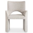 Loggia Shelter Back Arm Chair In Beige