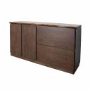 The appearance of Logstor Sideboard In Rich Walnut designed by Furniture of America in the transitional interior design. This rich walnut piece of furniture was selected by 1StopBedrooms from Logstor Collection to add a touch of cosiness and style into your home. Sku: FM30002WN-SV. Material: Solid Rubberwood.