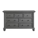The appearance of London Lane 7 Drawer Dresser In Arctic Gray designed by Oxford Baby in the modern / contemporary interior design. This arctic gray piece of furniture was selected by 1StopBedrooms from London Lane Collection to add a touch of cosiness and style into your home. Sku: 11037210. Material: Wood.