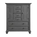 The appearance of London Lane Chifferobe In Arctic Gray designed by Oxford Baby in the modern / contemporary interior design. This arctic gray piece of furniture was selected by 1StopBedrooms from London Lane Collection to add a touch of cosiness and style into your home. Sku: 11045210. Material: Wood.
