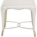 The appearance of London Place Rectangular End Table In Creamy Pearl designed by Michael Amini in the transitional interior design. This creamy pearl piece of furniture  was selected by 1StopBedrooms from London Collection to add a touch of cosiness and style into your home. Sku: N9004202-112. Material: Polyester.