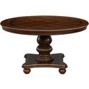 The appearance of Lordsburg Brown Cherry Round Dining Table designed by Homelegance in the traditional interior design. This brown piece of furniture  was selected by 1StopBedrooms from Lordsburg Collection to add a touch of cosiness and style into your home. Sku: 5473-54;5473-54B. Table Top Shape: Round. Size: 54". Material: Veneer.