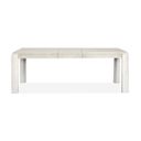 The appearance of Lorelei Extendable Rectangular Dining Table In Misty Cloud designed by Magnussen in the transitional interior design. This misty cloud piece of furniture was selected by 1StopBedrooms from Lorelei Collection to add a touch of cosiness and style into your home. Sku: D5893-20. Table Top Shape: Rectangular. Size: 68" x 44". Material: Pine Veneer.