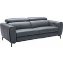 The appearance of Lorenzo Leather Sofa In Blue Grey designed by J&M in the modern / contemporary interior design. This blue grey piece of furniture was selected by 1StopBedrooms from Lorenzo Collection to add a touch of cosiness and style into your home. Sku: 188241-S. Material: Leather.