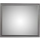 The appearance of Lorraine Mirror In Dark Grey designed by Alpine in the modern / contemporary interior design. This dark grey piece of furniture  was selected by 1StopBedrooms from Lorraine Collection to add a touch of cosiness and style into your home. Sku: 8171-06. Material: Solid Pine.