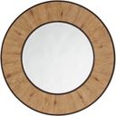 The appearance of Los Altos Carins Round Mirror In Newcastle designed by Tommy Bahama in the modern / contemporary interior design. This newcastle piece of furniture was selected by 1StopBedrooms from Los Altos Collection to add a touch of cosiness and style into your home. Sku: 566-201. Material: Metal.