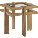 The appearance of Los Altos Valley View Square End Table In Light Brown 01-3930-957 designed by Tommy Bahama in the transitional interior design. This light brown piece of furniture was selected by 1StopBedrooms from Los Altos Valley View Collection to add a touch of cosiness and style into your home. Sku: 3930-957. Material: Wood.