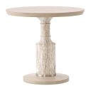 The appearance of Lotus Bay 40 Inch Round Gathering Table In Sand designed by Michael Amini in the modern / contemporary interior design. This sand piece of furniture  was selected by 1StopBedrooms from Lotus Bay Collection to add a touch of cosiness and style into your home. Sku: 9030304T-138;9030304B-138. Table Top Shape: Round. Size: 40". Material: Solid Wood.