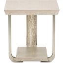 The appearance of Lotus Bay End Table In Sand designed by Michael Amini in the modern / contemporary interior design. This sand piece of furniture was selected by 1StopBedrooms from Lotus Bay Collection to add a touch of cosiness and style into your home. Sku: 9030202-138. Material: Solid Wood.