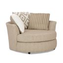 The appearance of Loughlin Swivel Chair In Light Brown designed by Furniture of America in the transitional interior design. This light brown piece of furniture was selected by 1StopBedrooms from Loughlin Collection to add a touch of cosiness and style into your home. Sku: SM5193-CH-SW. Material: Chenille.