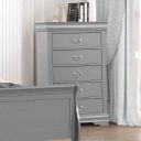 Louis Philippe Chest In Gray