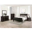 Louis Philippe Full Bed In Black