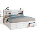 The appearance of Louis Philippe III Bookcase Bed (White) (King) designed by ACME in the transitional interior design. This white piece of furniture was selected by 1StopBedrooms from Louis Philippe Iii Collection to add a touch of cosiness and style into your home. Sku: 24487EK-HB;24488EK-FB;24489EK-R. Bed Type: Bookcase Bed. Material: Wood. Bed Size: King.