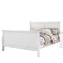 The appearance of Louis Philippe Iii White Queen Sleigh Bed designed by ACME in the transitional interior design. This white piece of furniture was selected by 1StopBedrooms from Louis Philippe Iii Collection to add a touch of cosiness and style into your home. Sku: 24500Q-HF;24501Q-R. Bed Type: Sleigh Bed. Material: Wood. Bed Size: Queen.