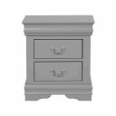Louis Philippe Nightstand In Gray