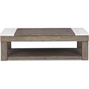 The appearance of Loyaska Lift-Top Coffee Table In White and Brown designed by Signature Design by Ashley in the transitional interior design. This grayish brown piece of furniture was selected by 1StopBedrooms from Loyaska Collection to add a touch of cosiness and style into your home. Sku: T854-9. Material: Marble.