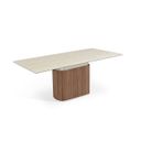LP Balsato Table In Walnut And Champagne