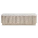 Lucerne Bench In Beige and Tan