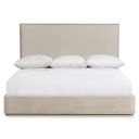 Lucerne Queen Panel Bed In Beige and Tan