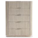 Lucerne Tall Drawer Chest In Beige and Tan
