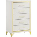 Lucia 5-drawer Bedroom Chest White